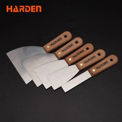 Wholesale Wooden Handle High Carbon Steel Blade Scraper Putty Knife For Floor Wall Scraping Work