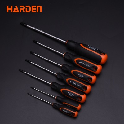 Professional Household Hand Tool CRV Torx Screwdriver Set With TPR Handle